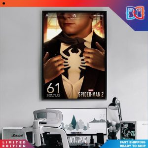 61 Days Until Marvels Spider Man 2 Release 007 Style Poster Canvas