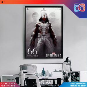 66 Days Until Marvels Spider Man 2 Release Assassin Creed Style Poster Canvas