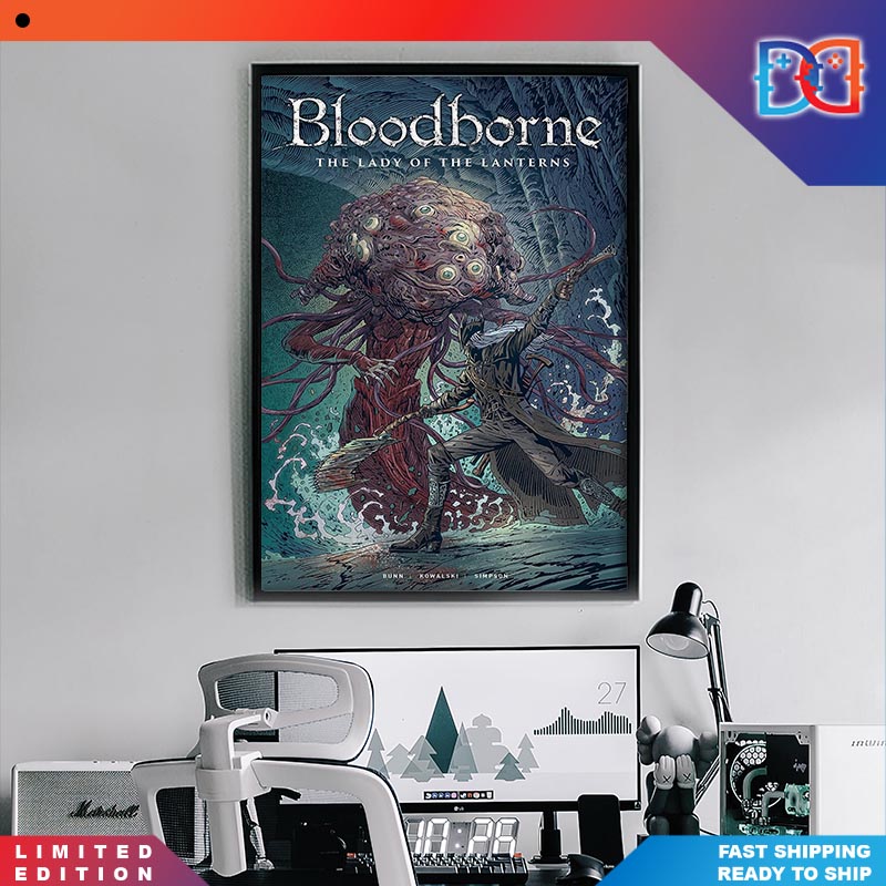 Bloodborne The Lady of the Lanterns Fan Art Poster Canvas