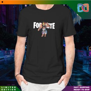 Fortnite Harmony Lee Outfit and Rainbow Cosmetics Art Character Fan T-shirt