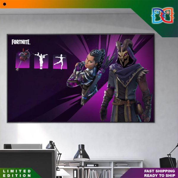 Fortnite Locker Bundle New 3D Art Character Fan Poster Canvas