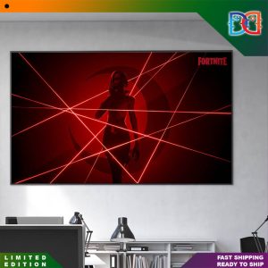 Fortnite Second Season 4 New Battle Pass Light-Fingered Fan Poster Canvas