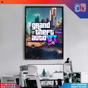 Grand Theft Auto VI Poster Canvas