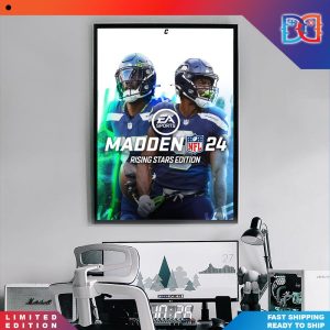 Madden 24 NFL EA Sports Rising Stars Edition Cover Poster Canvas