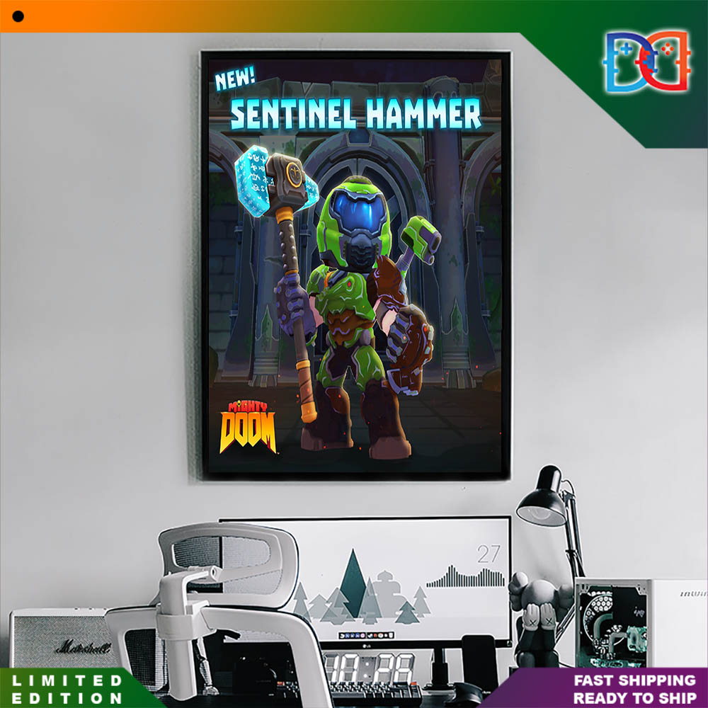 Mighty DOOM New Sentinel Hammer Art Character Fan Poster Canvas