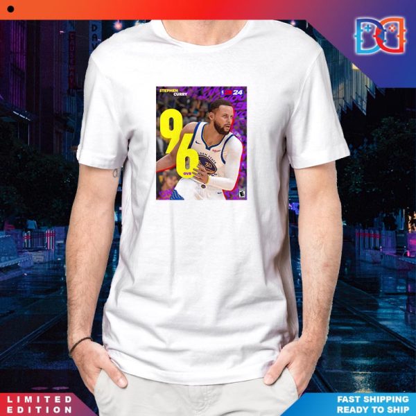 NBA 2K24 Stephen Cury 96 Over Unisex T-shirt