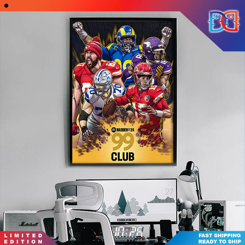 NFL Madden 24 99 Club Poster Canvas