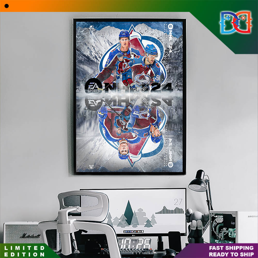 NHL 24 Colorado Avalanche Coming in the Game New Fan Poster Canvas