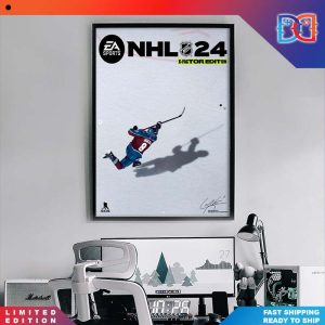 NHL 24 Cover Star Revealed Cale Makar Signature X-Factor Edition Poster Canvas
