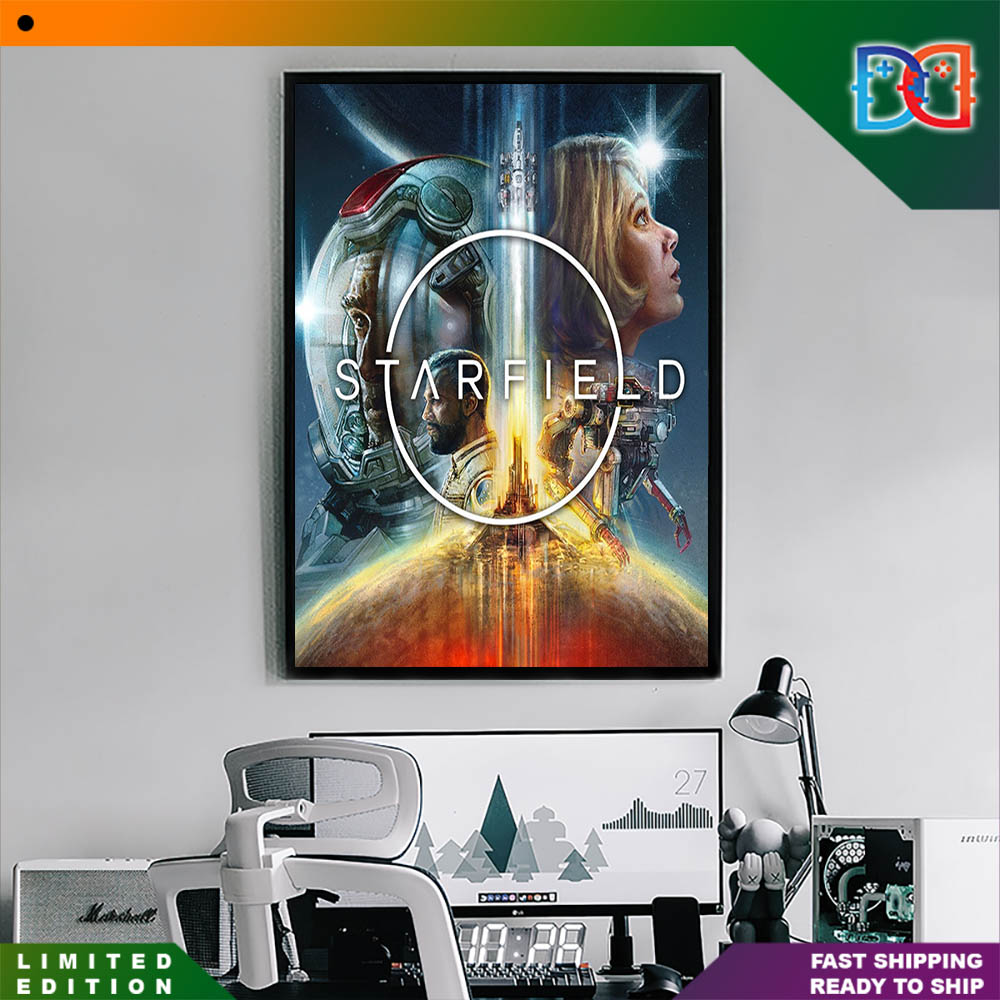 Starfield New World of Bethesda Game Studios Coming in September 1 Fans Poster Canvas