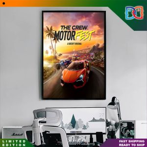 The Crew Motorfest Coming in September 14 By Ubisoft Fan Poster Canvas