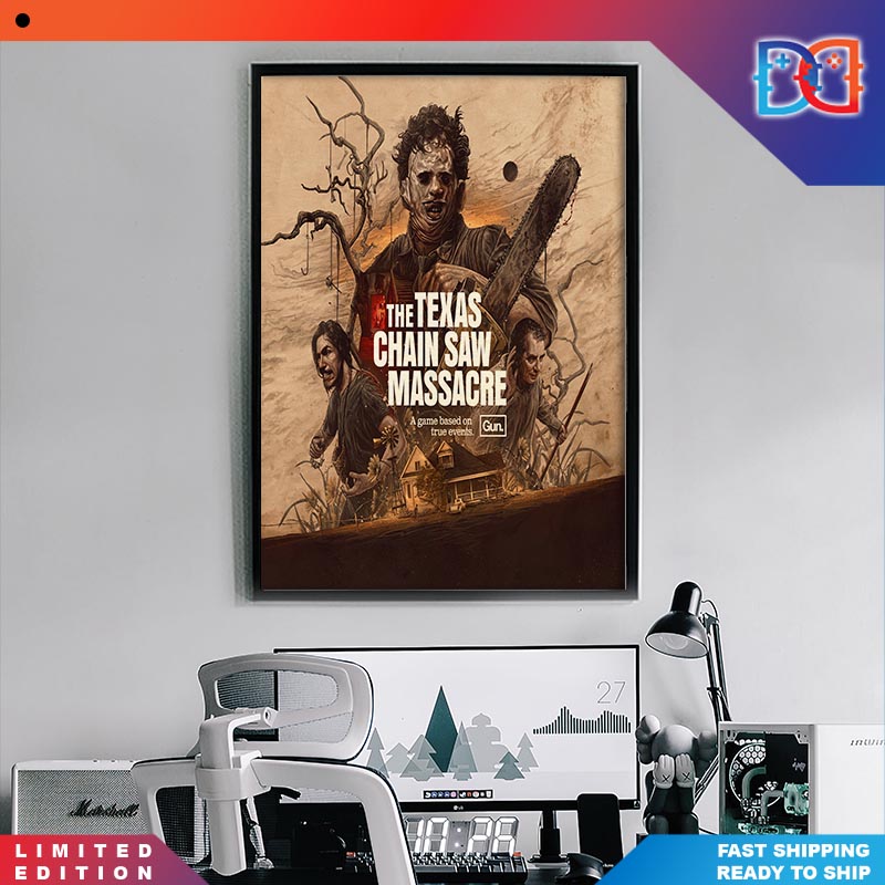 The Texas Chain Saw Massacre Game Poster Canvas