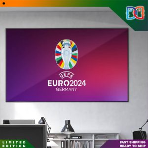 UEFA EURO 2024 Coming in EAFC 24 Logo Limited Fan Gifts Poster Canvas
