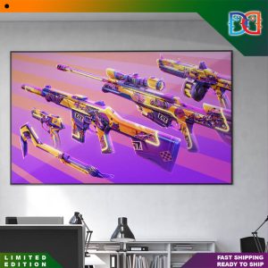 Valorant New Bundle Daydream Style Neon Colorful Art Fans Poster Canvas