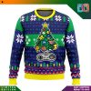 12 Games of Christmas Tiny Character Pattern Gaming Ugly Sweater