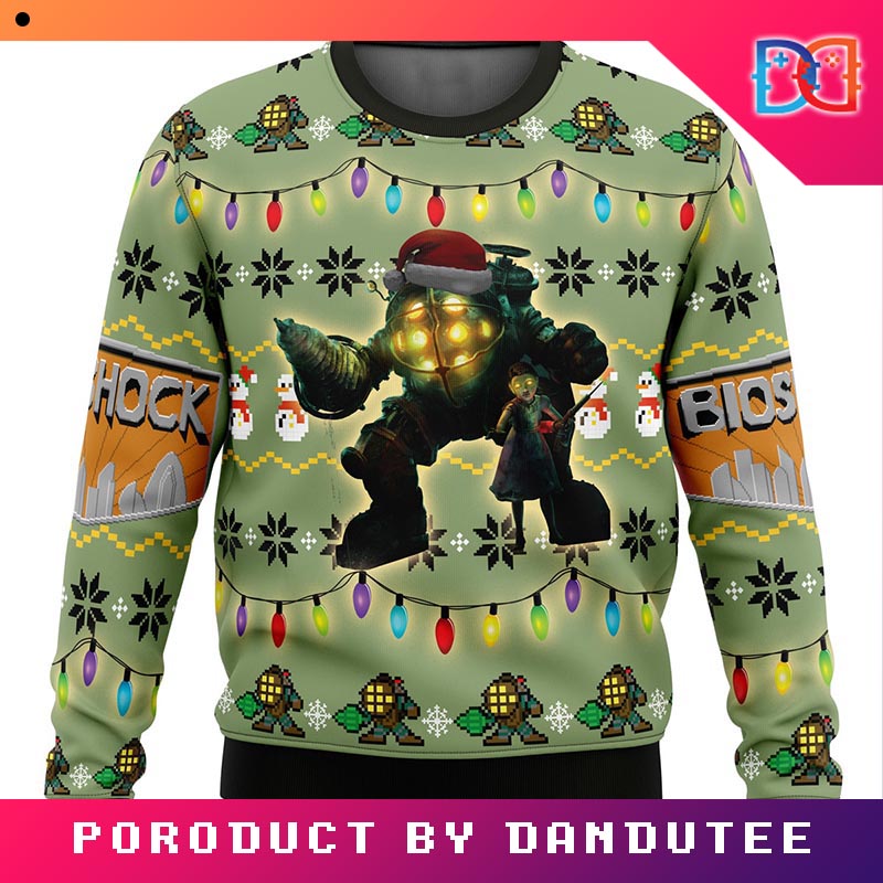 Big Daddy Bioshock Game Ugly Christmas Sweater