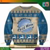 Blue Moon Beer 3D Ugly Christmas Sweater