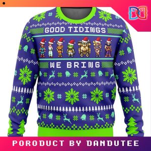 Chrono Trigger Good Tidings We Bring Game Ugly Christmas Sweater