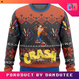 Crash Bandicoot Alt Game Ugly Christmas Sweater