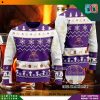 Crown Royal Winter Pattern Purple Ugly Christmas Sweater