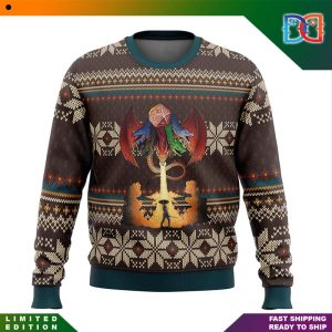 Dungeons & Dragons Art Cartoon Colorful Image Ugly Christmas Sweater