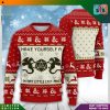 Among Us All Character Christmas Pattern Game Ugly Christmas Sweater
