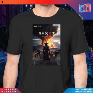 Ghost 2 Of Tsushima PS5 Cover Game T-Shirt