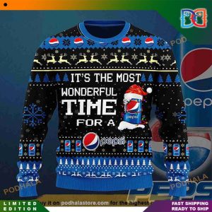 It’s The Most Wonderful Time For A Pepsi Funny Ugly Christmas Sweater