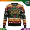 Monopoly Board Games Pixel Character Ugly Christmas Sweater