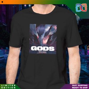 League of Legends NewJeans GODS Poster MV Worlds 2023 Fan T-shirt