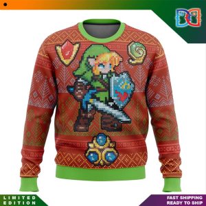 Legend Of Zelda Link Gems Game Ugly Christmas Sweater