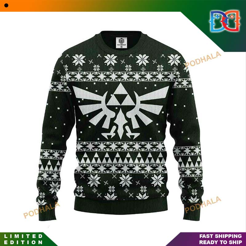 Legend Of Zelda Symbol Game Ugly Christmas Sweater
