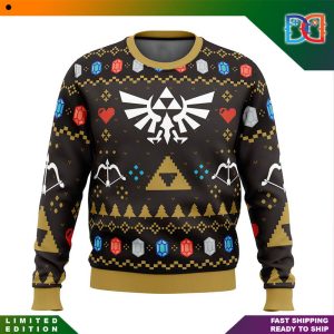 Legend of Zelda Christmas Hero Game Ugly Christmas Sweater