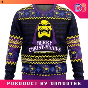 MYAHrry Christ MYAHs He Man Game Ugly Christmas Sweater