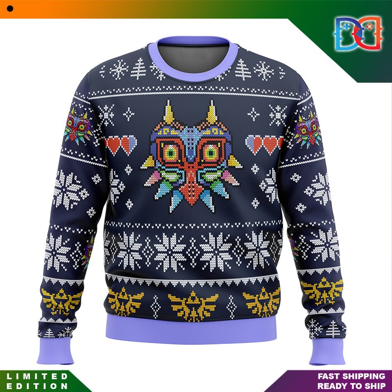 Majora's Mask Legend of Zelda Game Ugly Christmas Sweater