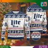 Molson Canadian Logo Pattern Funny Ugly Christmas Sweater
