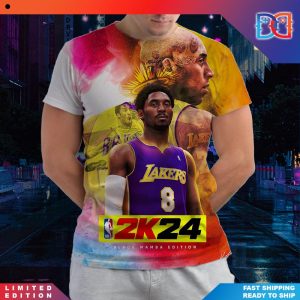 NBA 2K24 Black Manba Edition Kobe and Honor All Over Print Shirt