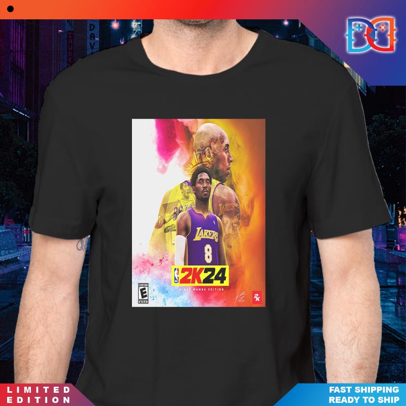 NBA 2K24 Black Manba Edition Kobe and Honor Shirt