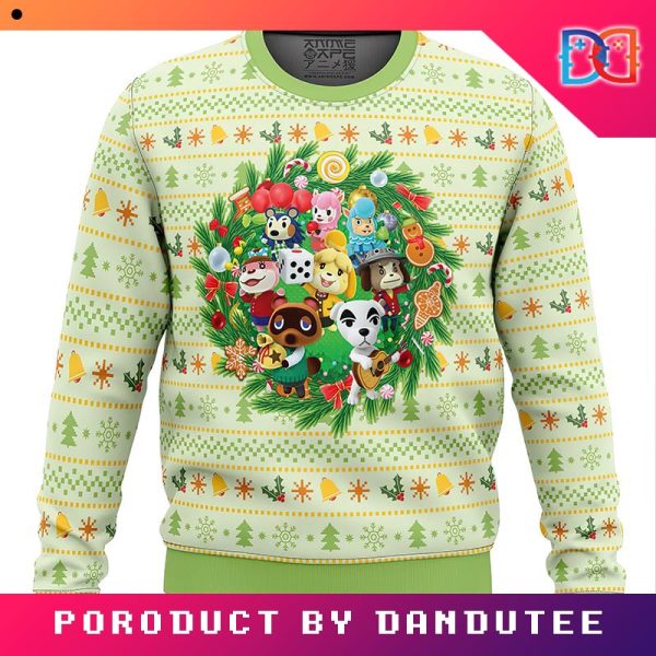 Nintendo Christmas Animal Festival Animal Crossing Game Ugly Christmas Sweater