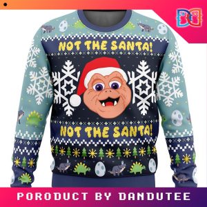 Not the Santa Dinosaurs Game Ugly Christmas Sweater