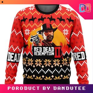 Red Dead Redemption Game Ugly Christmas Sweater