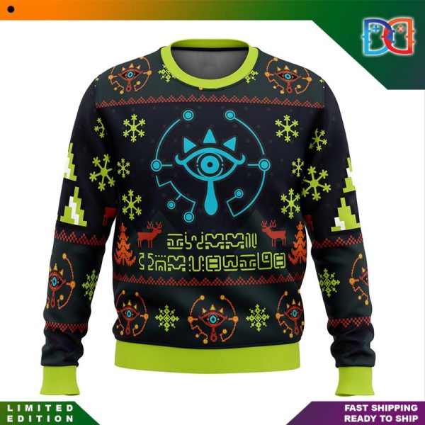 Sheikah Legend of Zelda Game Ugly Christmas Sweater