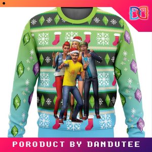 The Sims Game Ugly Christmas Sweater