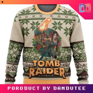 Tomb Raider Alt Game Ugly Christmas Sweater