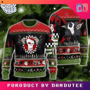 Warhammer 40k Orks Iconic Game Ugly Christmas Sweater