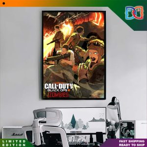 Call Of Duty Black Ops III Zomebies Character Fan Art Poster Canvas