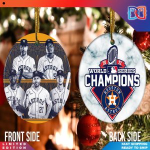 MLB Houston Astros World Series Champions Christmas Ornaments
