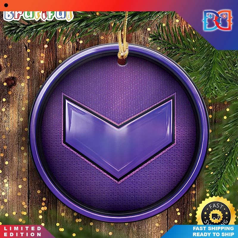 Marvel Hawkeye Kate Bishop Purple Arrow Icon Marvel Christmas Ornaments