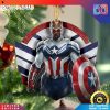 Marvel Thor Hammer Icon Santa Hat Graphic Marvel  Christmas Ornaments