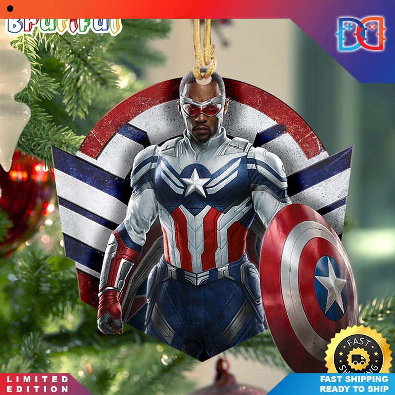 Marvel The Falcon The Winter Soldier Captain America Strong Captain Marvel Christmas Ornaments